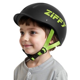 ZIFFY Kids/Toddler Bike Helmet, Adjustable, Lightweight, Safety Certified Scooter Helmet for Boys & Girls with Washable Inner Lining, 2 Sizes, 4 Colors – Fits Toddlers to Youth