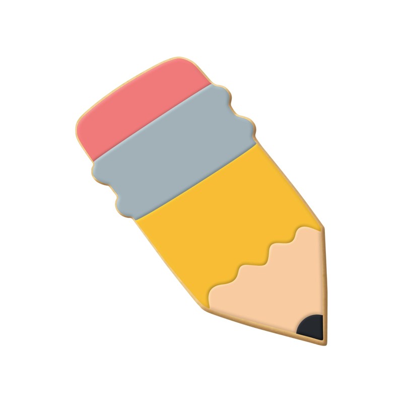 Chunky Pencil Cookie Cutter 4.5 in B1654 - Foose Cookie
