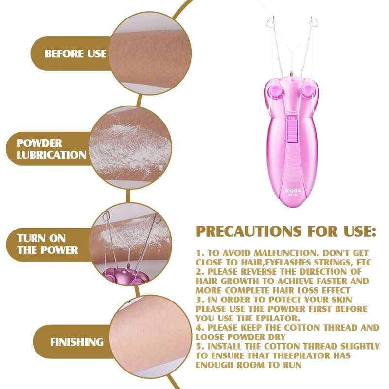 Electric Facial Hair Remover for Women