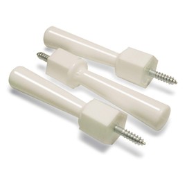 Mommys Helper Pack of 3 Soft Jamb Door Stops Blister, White