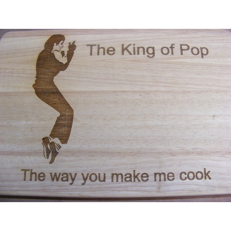 Jacko Michael Jackson Gift Chopping Cutting Cheese Board Present