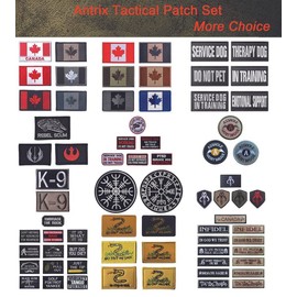 Antrix 2 Pcs Luminous Cat Eyes Funny Patch Hook and Loop Embroidered Fasteners Tactical Military Cat Eyes Combat Sew On Motorcycle Biker Operator Emblem for Travel Outdoor Sport Bags Clothes