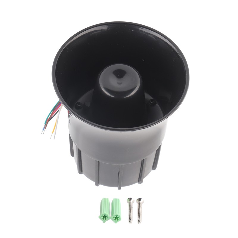 Electric Sound Horn Loud Speaker Truck Warehouse Alarm Siren Support