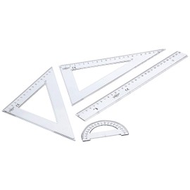 Faibo – Case with Ruler, Set Square, Triangle and Protractor
