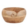 Gift for Women Wooden Knit Picker Yarn Bowl 7"X3" Holder