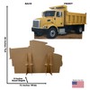 Advanced Graphics Construction Dump Truck Life Size Cardboard Cutout Standup