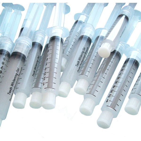 Teeth Whitening Gel 22% Carbamide Peroxide 10ml Syringe Dispensers 25 pcs.