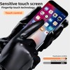 POONWEI Leather Gloves For Men,Winter Warm Touch Screen Motor Gloves,Soft
