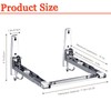 EsLuker.ly Universal Stainless Steel Microwave Oven Wall Mount Bracket with