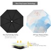 Xiuying Feng Mini Travel Umbrella Purse with Case Compact cloud-Rabbit