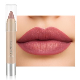 Erinde Lápiz Labial Brillante Para Mujer, Lápiz Labial Aterciopelado Resistente al Agua, Delineador Labial Cremoso de Larga Duración, lápiz labial que no se Corre, lápiz Labial Suave y Duradero,#02