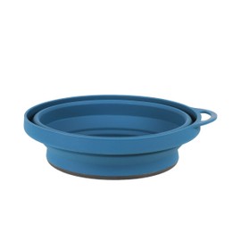 Lifeventure Silicon Ellipse Collapsible And Portable Bowl For Camping, Travel & Outdoor - Navy Blue