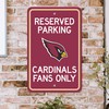 FANMATS 32149 Arizona Cardinals Parking Sign Décor 18in. X 11.5in.