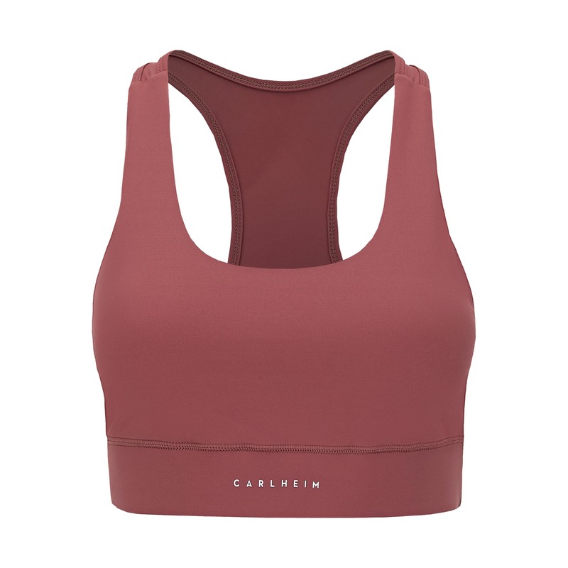 Carlheim Women's Serenita Active Collection X-Back Sports Bra, cranberry