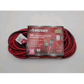 Husky 50 ft. 14 Gauge Medium Duty Indoor/Outdoor Extension Cord