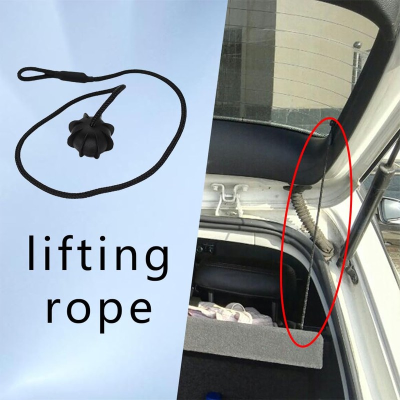 HAOBO Rear Parcel Shelf String, Tonneau Cover Strap Cord, Rear