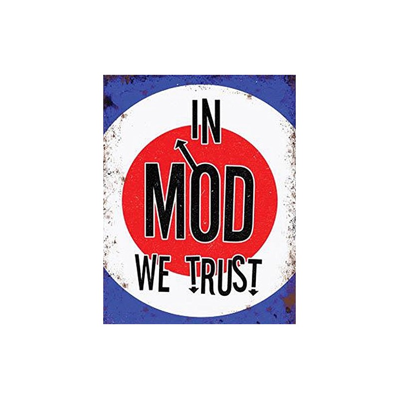 Small (150 x 200mm) Metal Sign - In Mod We