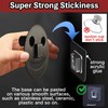 Stainless Steel Smiley Face Sponge Holder with Adhesive Hook -