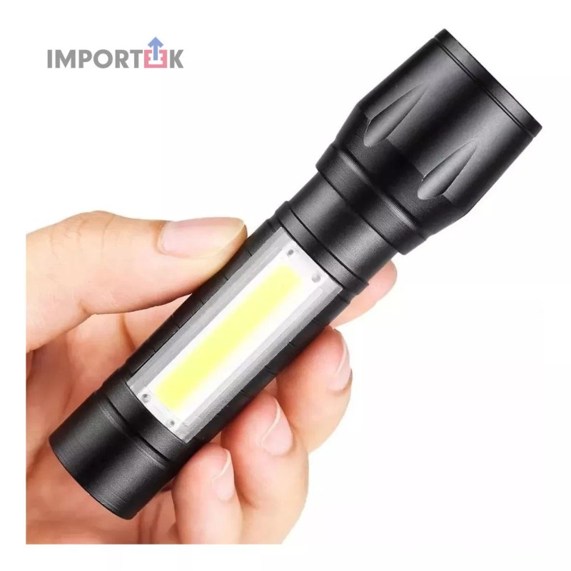 Importeek 5pz Lampara Tactica Militar Recargable Usb Led Linterna