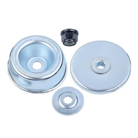 AUMEL Brush Butter Blade Kit for STIHL FS55 FS38 FS90R FS45 FS56 FS80 FS85 FS88 FS120, Strimmer Attachments Parts Rider Plate + Thrust Washer + Thrust Plate + Nut Accessories 4 in 1