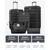 Suitour Luggage Sets 5 Piece Hardshell Suitcases with Spinner Wheels
