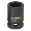 KS Tools 515.1019 1/2" Hexagon impact socket short, 19mm