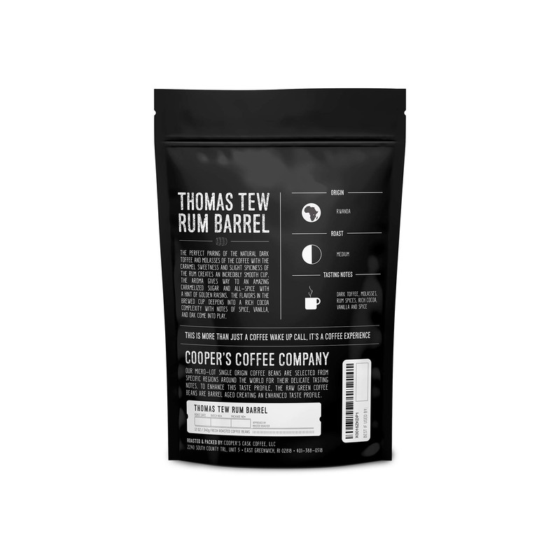 Rum Barrel Aged Coffee - Single Origin Rwanda Coffee Beans