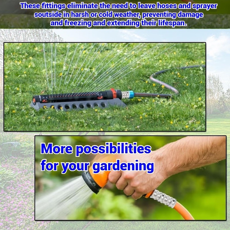 Conectores Rápidos para Manguera de Jardín 3/4" GHT Noclerv Set
