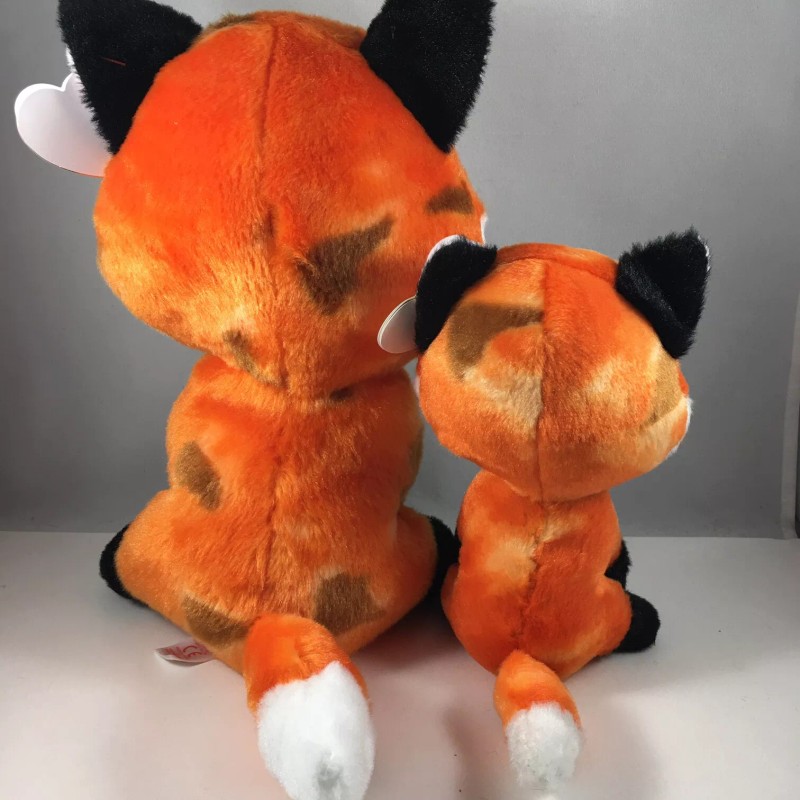 Ty SET of 2 Ty Beanie Boos - MEADOW Orange