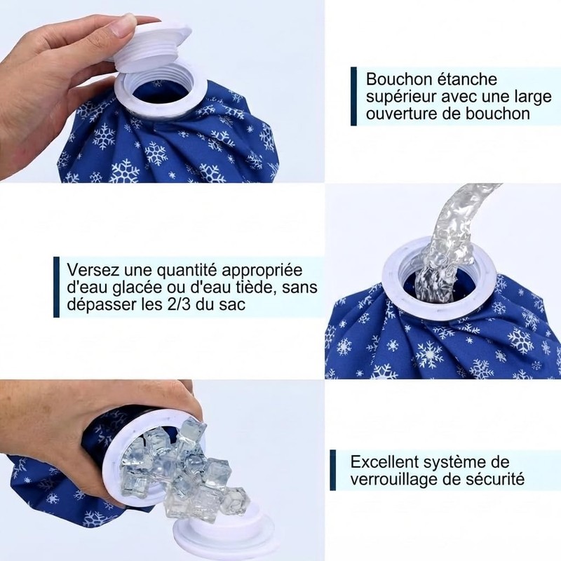 Reusable Ice Packs - Hot & Cold Therapy for Leaks