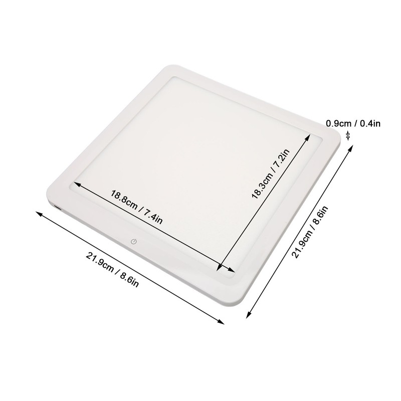 PULUZ Shadowless Lamp Panel Pad 22cm LED Photography Shadowless Bottom