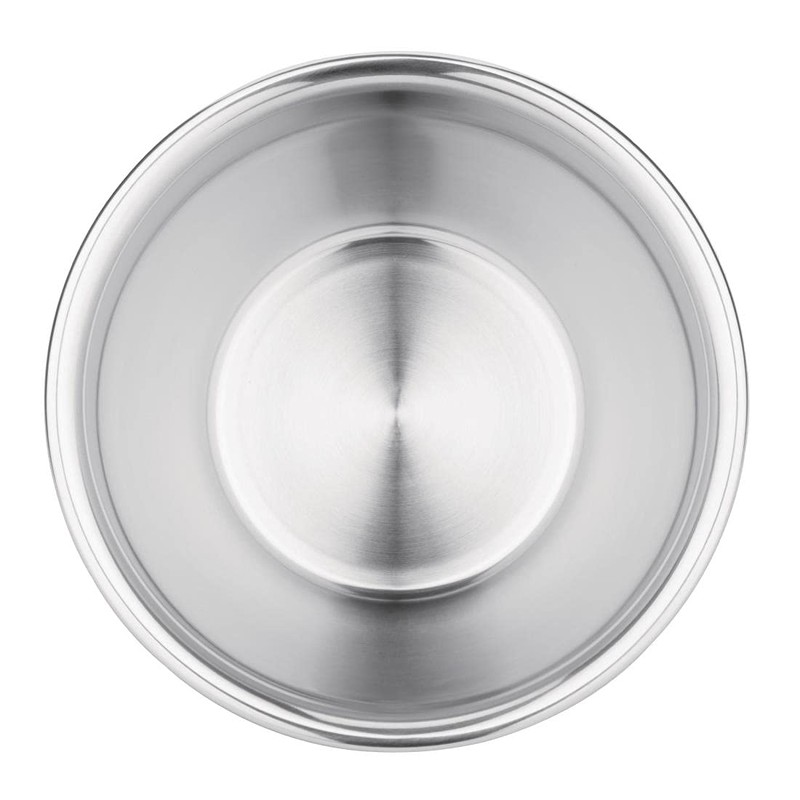 Vogue General Purpose Bowl 1Ltr 6.5 Stainless Steel Kitchen Dish