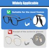 20 Pairs Eyeglass Nose Pads for Glasses - 1.0mm Ultra