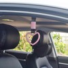 2PCS Heart-Shaped Car Handle Straps, Auto GRAP Handle Warning Pull