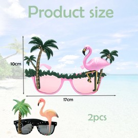 DtgEcd 2 Funny Glasses,Pink Sunglasses, Party Glasses, Party Glasses for Adults, Funny Glasses for Adults - ABS Material, Vibrant and Fun Accessories for Parties, Costumes, and Themed Events