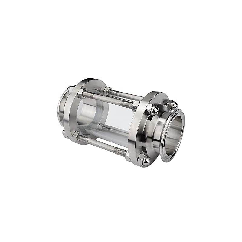 Beduan in-Line Sight Glass with Tri Clamp End, Sanitary Flow