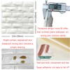 3D Wall Panels Peel and Stick 11PCS White Foam Brick