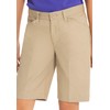 Classroom School Uniforms girls Plus Size Low Rise Khaki Shorts,