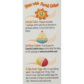 McCormick Yellow Food Color, 1 Fl Oz (Pack of 1)