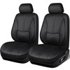 CAR PASS Nappa Leather Car Seat Covers, Water Resistant 3D