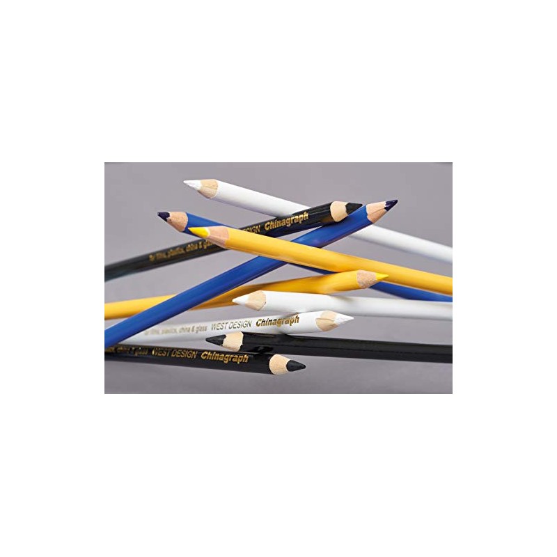 Chinagraph Marking Pencils - White (Box of 12)