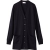 Cardigan, Long Length, Medical Wear, Black