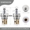 Faucets Stem Compatible with 6N-7C (17018B), Cold Water Stem with