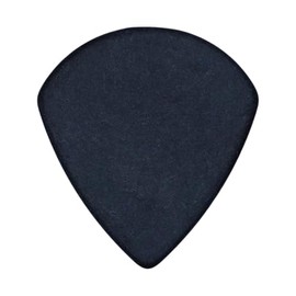 Exotic Plectrums Delrin Black Guitar Or Bass Pick - 1.0 mm Heavy Gauge - Jazz XL Shape - 24 Pack