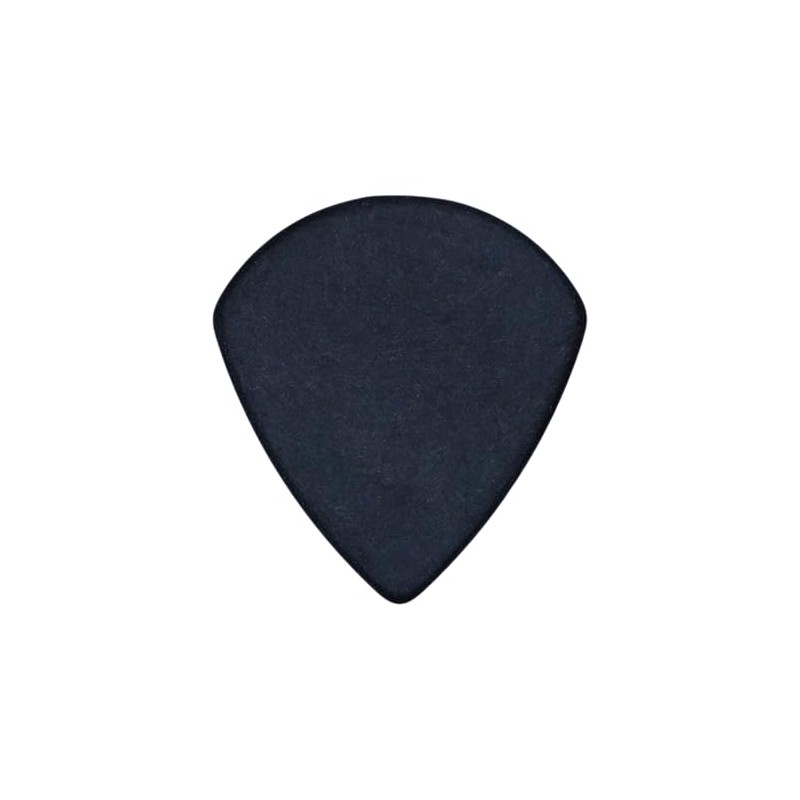 Exotic Plectrums Delrin Black Guitar Or Bass Pick - 1.0