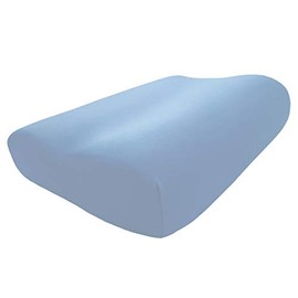 Edda Lux Cover Fits Tempur Shape Queen and Tempur Original Queen Sleeping Pillows 24x12 Inches Fits Pillow Sizes S, M, L, XL, Jersey Pillow Case for Neck Support Pillow, Light Blue