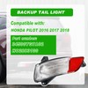 Bumper Light Compatible with Honda Pilot 2016 2017 2018 Back