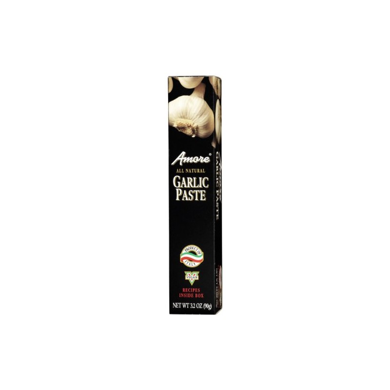 Amore Garlic Paste - Tube, 3.2 Ounce -- 12 per