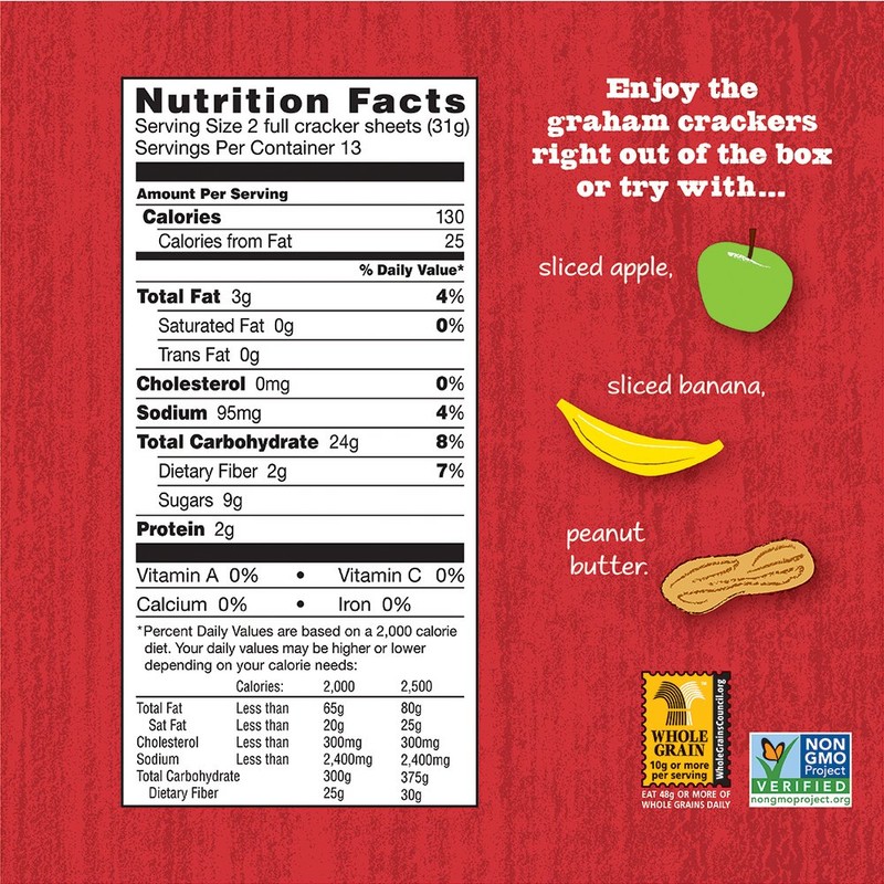 Annie's Organic Cinnamon Graham Cracker Bricks Graham Bricks 14.4 oz