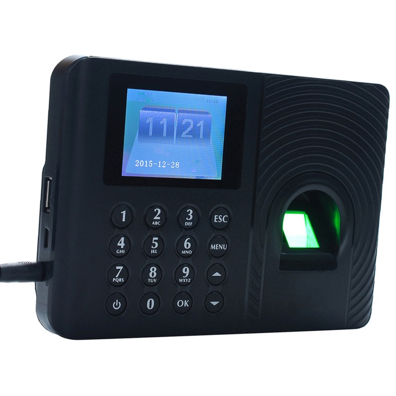 Fingerprint Attendance Machine Smart 2.4in TFT LCD Fingerprint Time Clock
